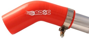 MDC KOLANKO SILIKONOWE REDUKCYJNE 90s 70/51mm RED