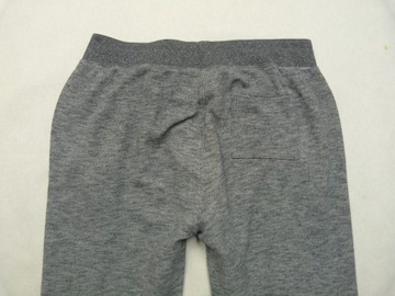 Abercrombie&Fitch szare męskie bawełniane spodnie dresowe dresy S / M