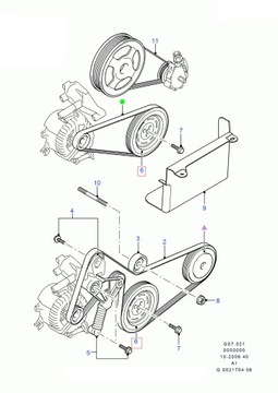 FORD MONDEO MK3 TRANSIT 2.0 2.2 TDCI KOLO ŘEMENICE