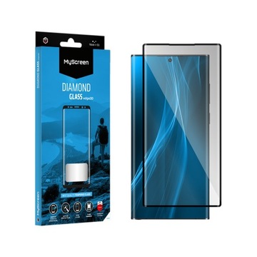 Szkło ochronne MyScreen DIAMOND GLASS edge3D czarne Samsung Galaxy S22 Ultr