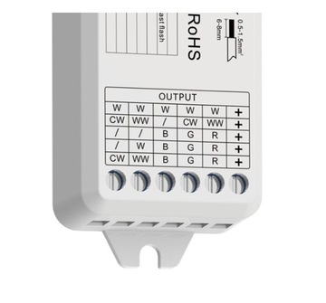 Интеллектуальный контроллер Интеллектуальный светодиод WIFI + RF RGBW + CCT TUYA