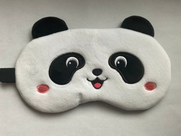 МАСКА ДЛЯ СПАНИЯ ДЛЯ ВЕК BADDER OLDMAN PANDA BEAR ПОДУШКА С ЭЛАСТИЧНЫМ ПЛЮШЕМ