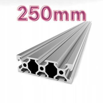 Hliníkový profil V-Slot 20x60x250 mm (stříbrný)