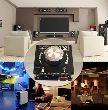 КОМПЛЕКТ ДЛЯ ВАННОЙ 2X BT USB ДИНАМИКИ + УСИЛИТЕЛЬ