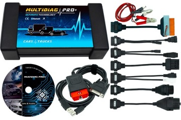 TESTER INTERFEJS MULTIDIAG PRO+ PLATINUM 2025 POLSKI + 8 KABLI OSOBOWE