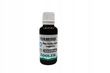 ZOOLEK FORMISOL 30ml PREPARAT ODKAŻAJĄCY FMC CMF