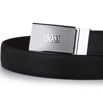 Pasek HUGO BOSS GIACO 4W1 Dwustronny 2 Klamry ETUI PUDEŁKO