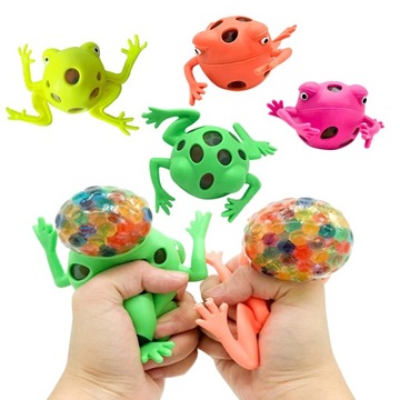 ГНИОТЕК ГЕЛЬ ЦВЕТНАЯ ЛЯГУШКА АНТИСТРЕСС СЕНСОРНЫЙ ХЛЮЗЬ ШУТКА