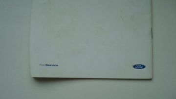 Сервисная книжка Ford 2004/2005 PL Сервисная книжка Ford 2004/2005 оригинал