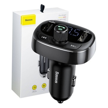 Transmiter samochodowy Baseus CCMT000301 FM T-TYPED S-09 BLUETOOTH