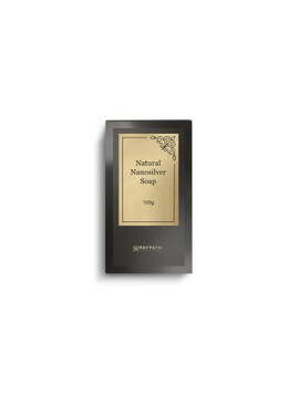 Raypath Mydło z Nanosrebrem Natural 100 g Białe