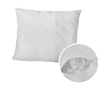 PODUSZKA 50x60cm MIĘKKA, GRUBA, POLSKA, PIKOWANA.