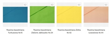 НАВУШКА ХЛОПКОВАЯ, ВИНТОВКИ, 40 ЦВЕТОВ, 50х50 СМ