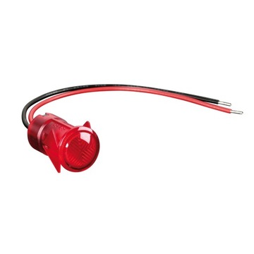 Lampka kontrolna LED 12V 24V 20A Fi: 14mm czerwona