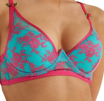TEZENIS biustonosz MALIBU Bonbon Lace super push up 3B/80B