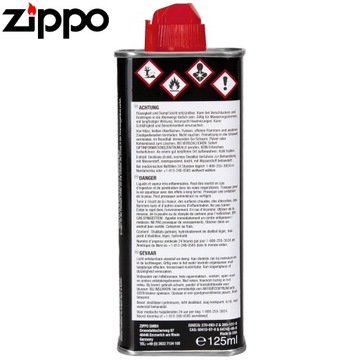ZIPPO ORIGINAL FUEL БЕНЗИН ДЛЯ ЗАЖИГАЛКИ 125 мл
