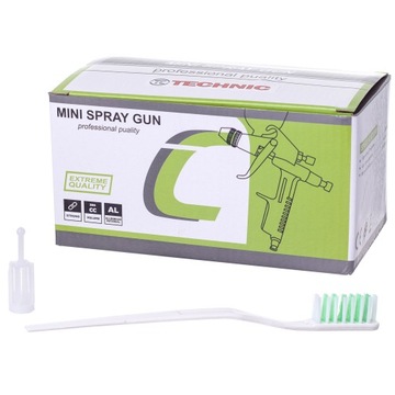 Pistolet Lakierniczy Malowania MINI HVLP Dysza 0,8 BLACK do Zaprawek 125ml