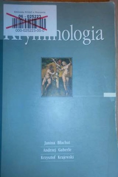 Kryminologia - Błachut