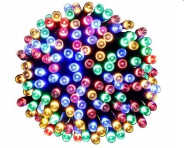 LAMPKI CHOINKOWE MOCNE 300 LED ZEWNĘTRZNE/WEW XXL