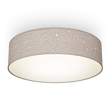 LAMPA SUFITOWA - PLAFON - TAUPE 2x E27 - KORYTARZ
