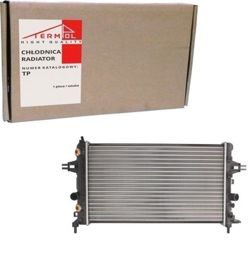 CHŁODNICA WODY OPEL ASTRA H ZAFIRA B 1.6 1.8 AUTOM