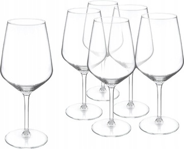 Komplet Rubin kieliszki do wina czerwonego 530ml