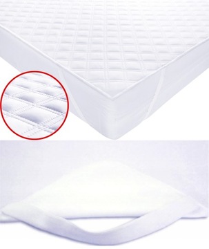 OCHRANIACZ NA MATERAC WODOODPORNY PIKOWANY 70x180 DŁ.GUMKI WG.ŻYCZENIA