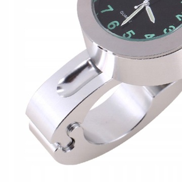 Часы на руль Мотоциклетные часы Серебро