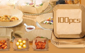 Бумажные вкладыши для аэрофритюрницы 100 шт.
