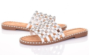 ELEGANCKIE KLAPKI DAMSKIE BUTY NA LATO WAKACJE LEKKIE