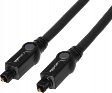 ПРОЧНЫЙ ОПТИЧЕСКИЙ КАБЕЛЬ TOSLINK CL3, ПОЗОЛОЧЕННЫЙ ЦИФРОВОЙ АУДИОКАБЕЛЬ ДЛИНОЙ 1,8 М