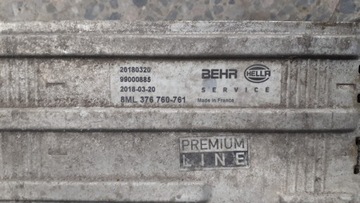 8ML376760-761 INTERCOOLER GRAND SCENIC III 1.5 DCI