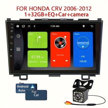 Dla Honda CRV 2006-2012 2 GB 32 GB 9 cali współpracuje z Androidem 12