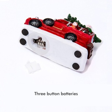 SAMOCHÓD W ŚWIATŁA LED ŻYWICA OZDOBA NA BIURKO