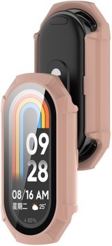 ЗАЩИТНЫЙ ЧЕХОЛ + ЗАКАЛЕННОЕ СТЕКЛО 2в1 ДЛЯ XIAOMI MI BAND 8 | ВЫБОР ЦВЕТА