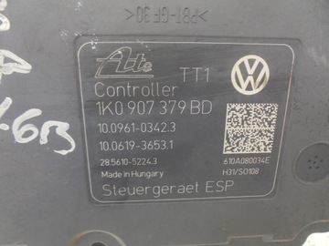 POMPA STEROWNIK ABS 1K0907379BD AUDI A3 8P 1.6 8V