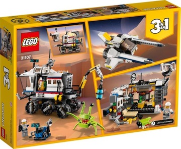 NOWE LEGO 31107 Creator 3w1 - Łazik kosmiczny