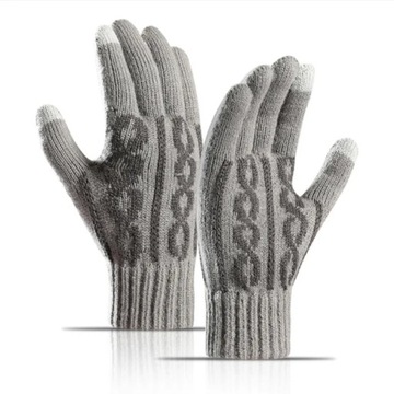 High Quality Winter Gloves Knit Warm Touch Screen Gloves Women Men Warm Str