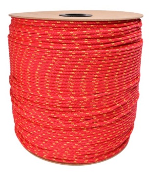 LINKA POLIPROPYLENOWA LINA PLECIONA MOCNA 6mm 100M