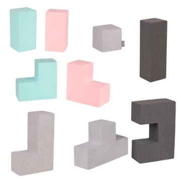 Мягкие пенопластовые блоки для детей, формы куба