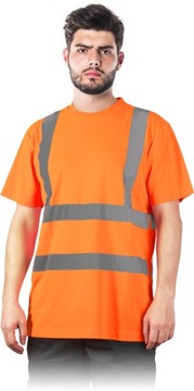 РЕЙС. РАБОЧАЯ ФУТБОЛКА СО СВЕТООТРАЖАЮЩЕЙ СВЯЗЬЮ.