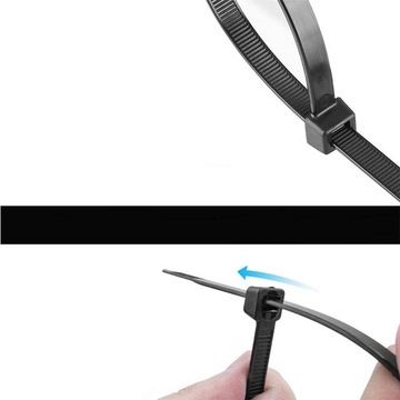 КАБЕЛЬНЫЕ СХЯЗКИ НАКОНЕЧНИКИ НА МОЛНИИ STRONG DURABLE 300x3,6 мм