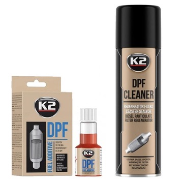 K2 НАБОР ДЛЯ РЕГЕНЕРАЦИИ ФИЛЬТРА DPF CLEANER ТОПЛИВНАЯ ПРИСАДКА