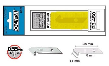 Нож Olfa PC-S +2 лезвия РЕЗКА ТВЕРДОГО ПЛАСТИКА!!