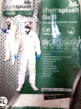 Костюм Chemsplash Eka 55 модель 2511 Тип 5б, 6б