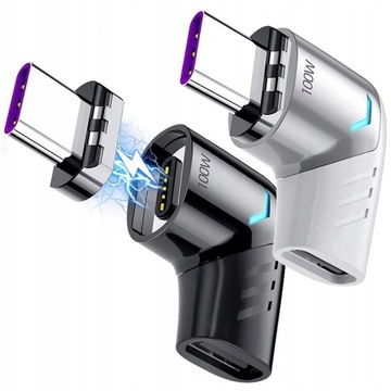 Magnetyczny adapter USB C (2 szt.) Złącze typu C P