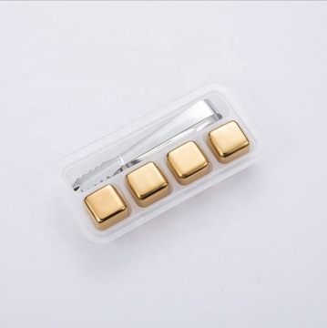 Металлические кубики льда для напитков «Виски», 4 шт.