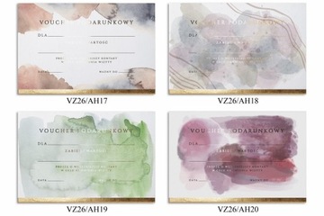 VOUCHER BON FIRMOWY GOTOWY PROJEKT ZŁOTY HOTSTAMPING REALIZACJA 48H 20szt