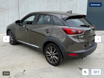Mazda CX-3 Crossover 2.0 SKY-G i-ELOOP 150KM 2016 MAZDA CX-3 SKY PASSION! Super stan!, zdjęcie 3