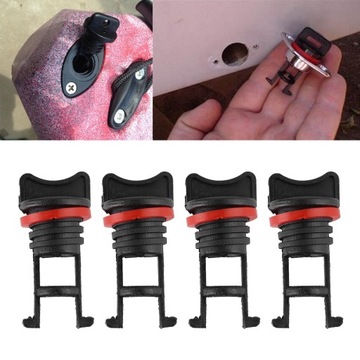 4 шт. Сливные пробки для лодок со стандартной грубой резьбой и полиэтиленовой шайбой для